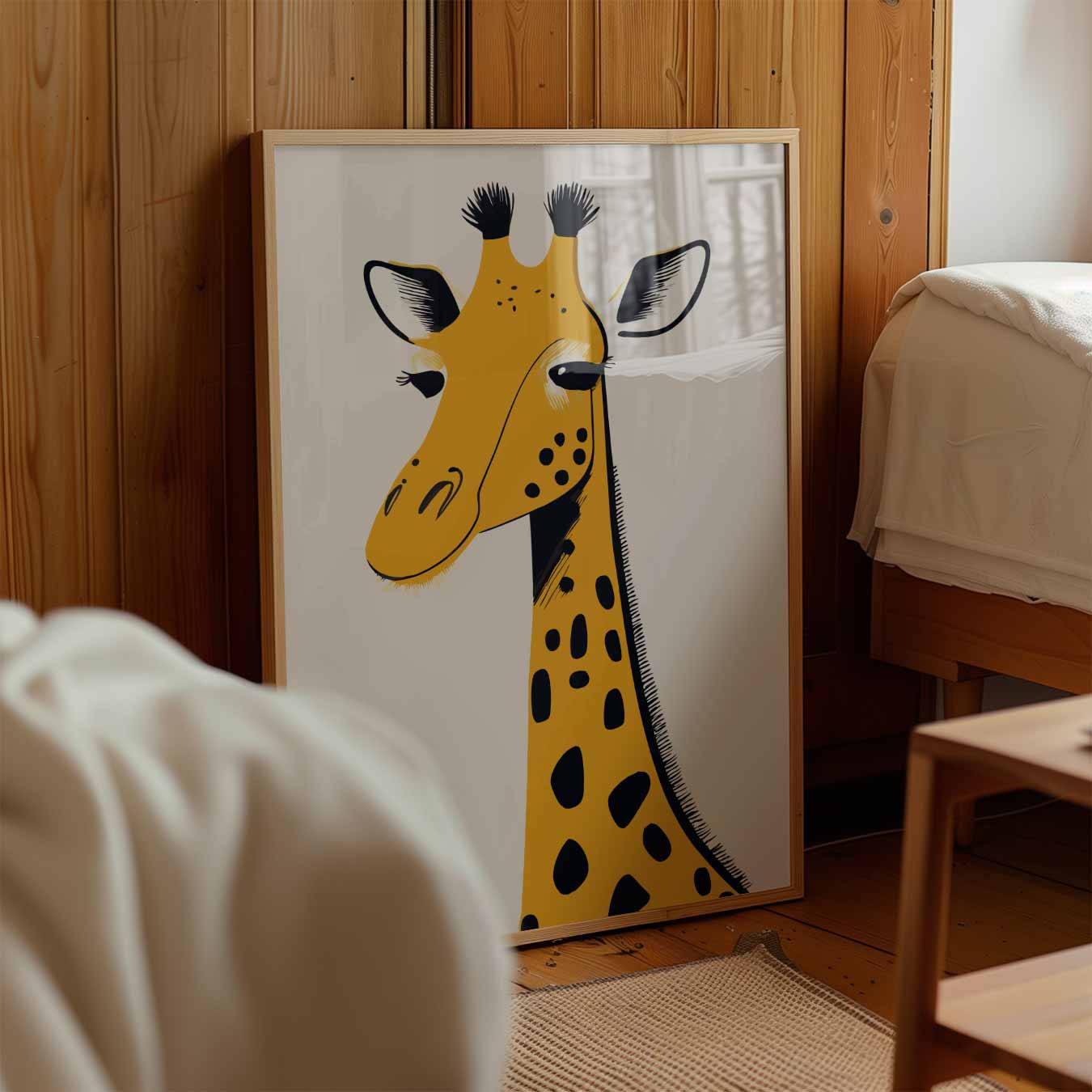 Stijlvolle Giraffen Print Poster-WallArtistic