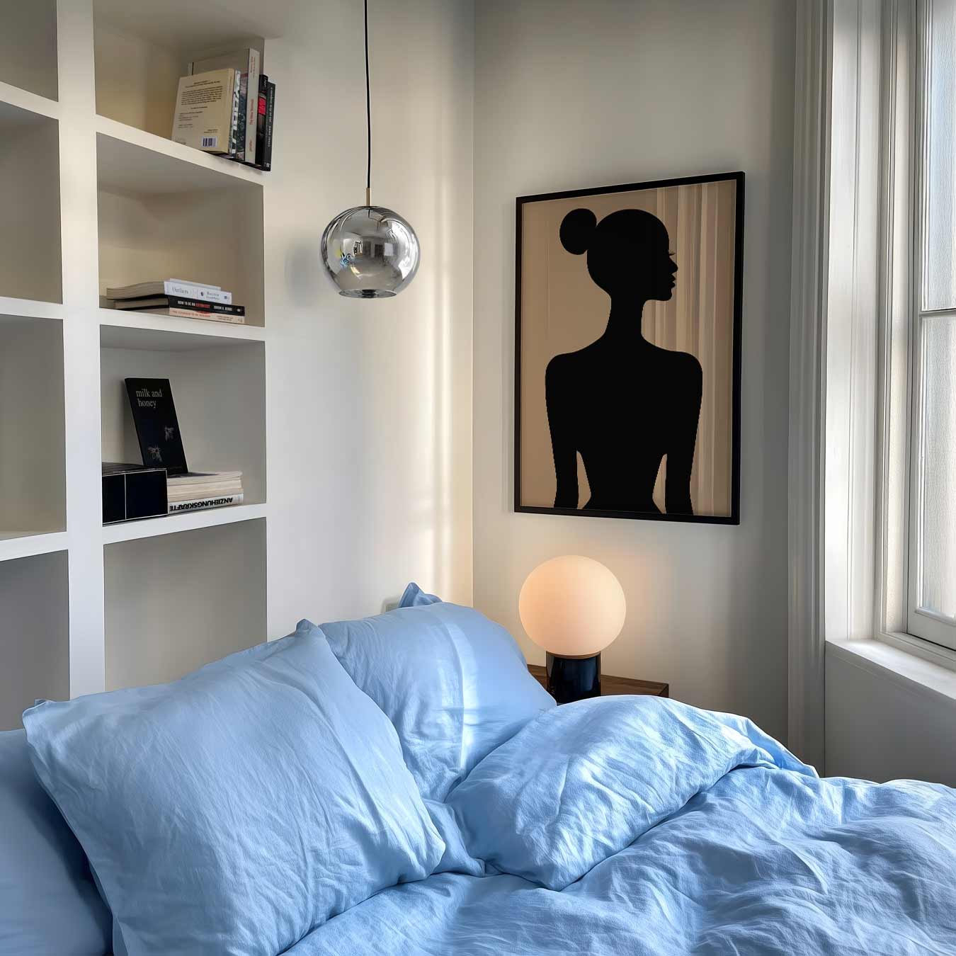 Stijlvolle Silhouet Poster-WallArtistic