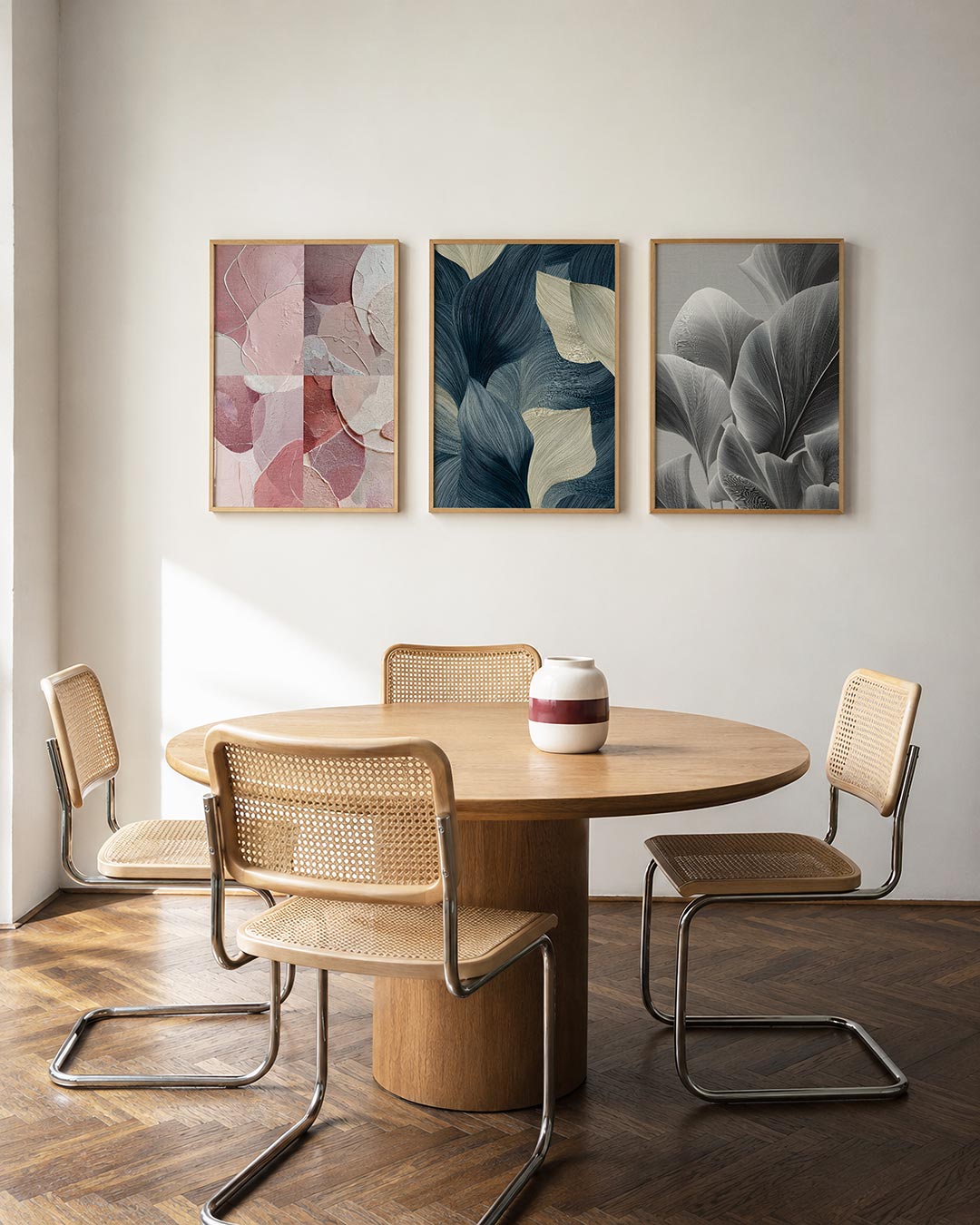 Zachte kleurvlakken Posterset