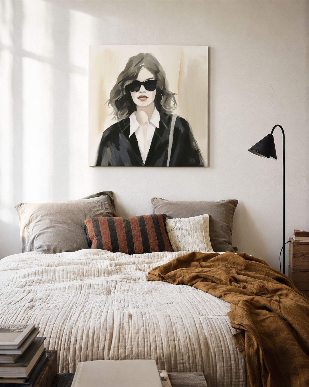 Stijlvolle vrouw Kunstwerk