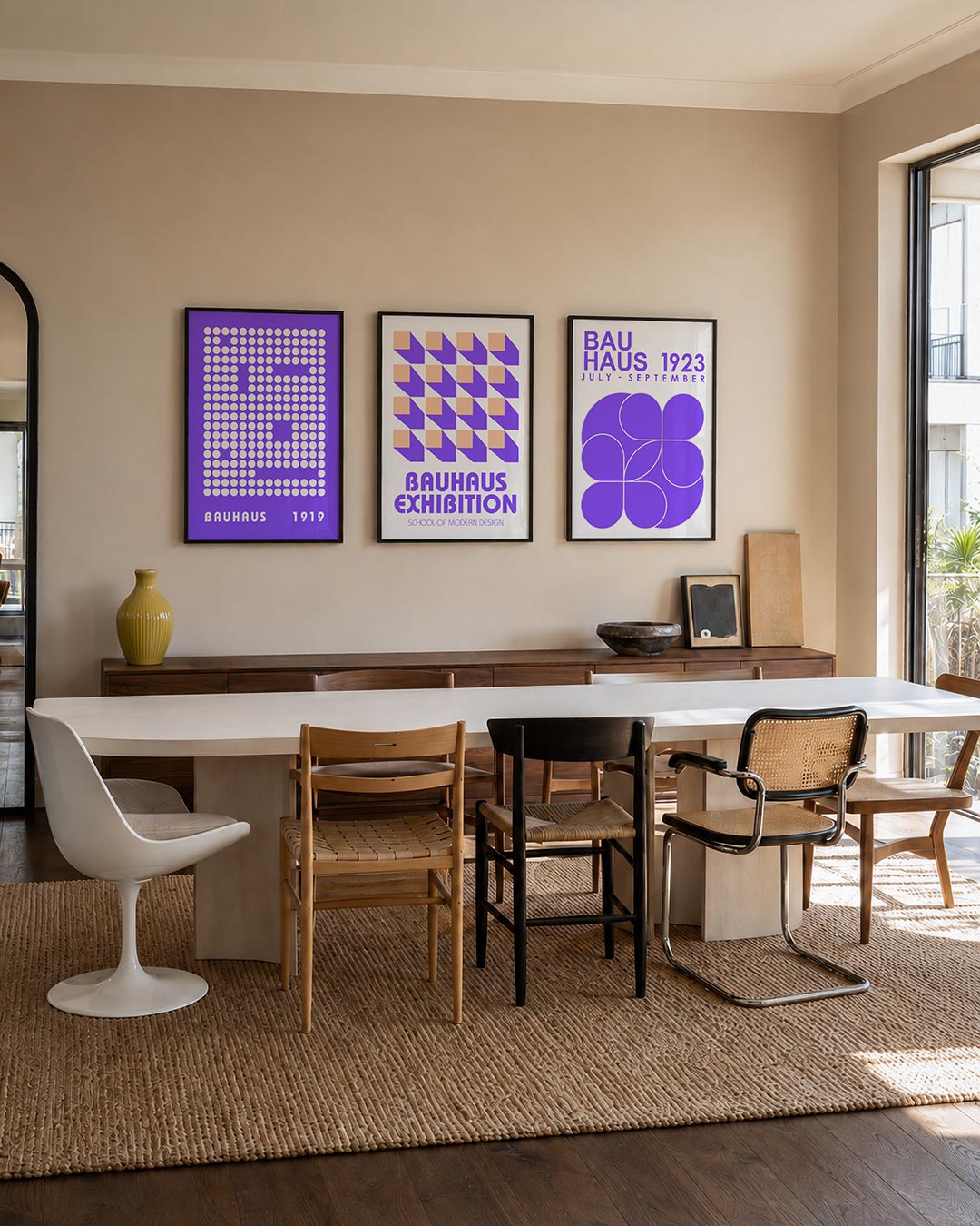 Cirkelpatroon ritme Posterset