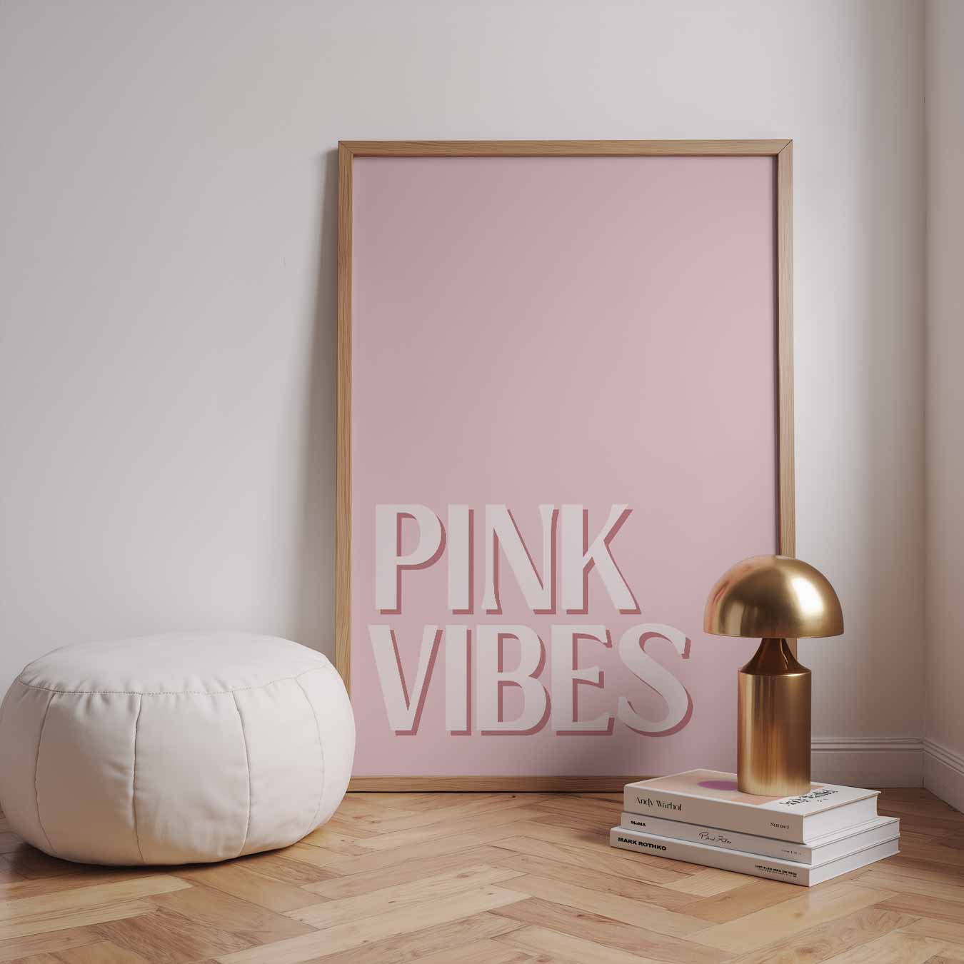 Pink Vibes Poster-WallArtistic
