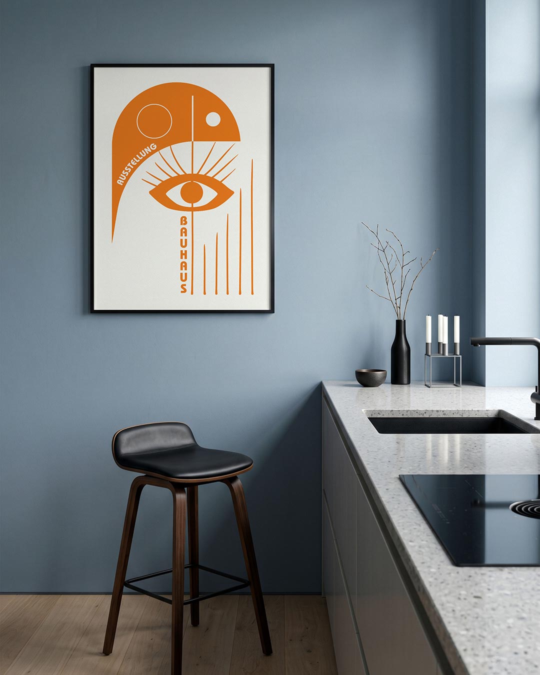 Oog en lijnen Poster