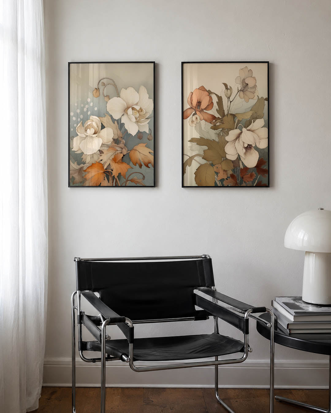 Bloemrijke sereniteit Posterset