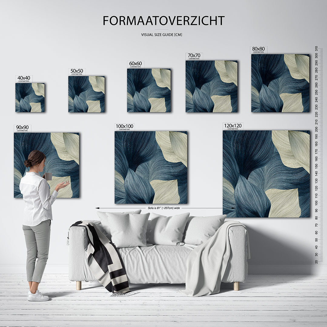 Organische lijnen Kunstwerk