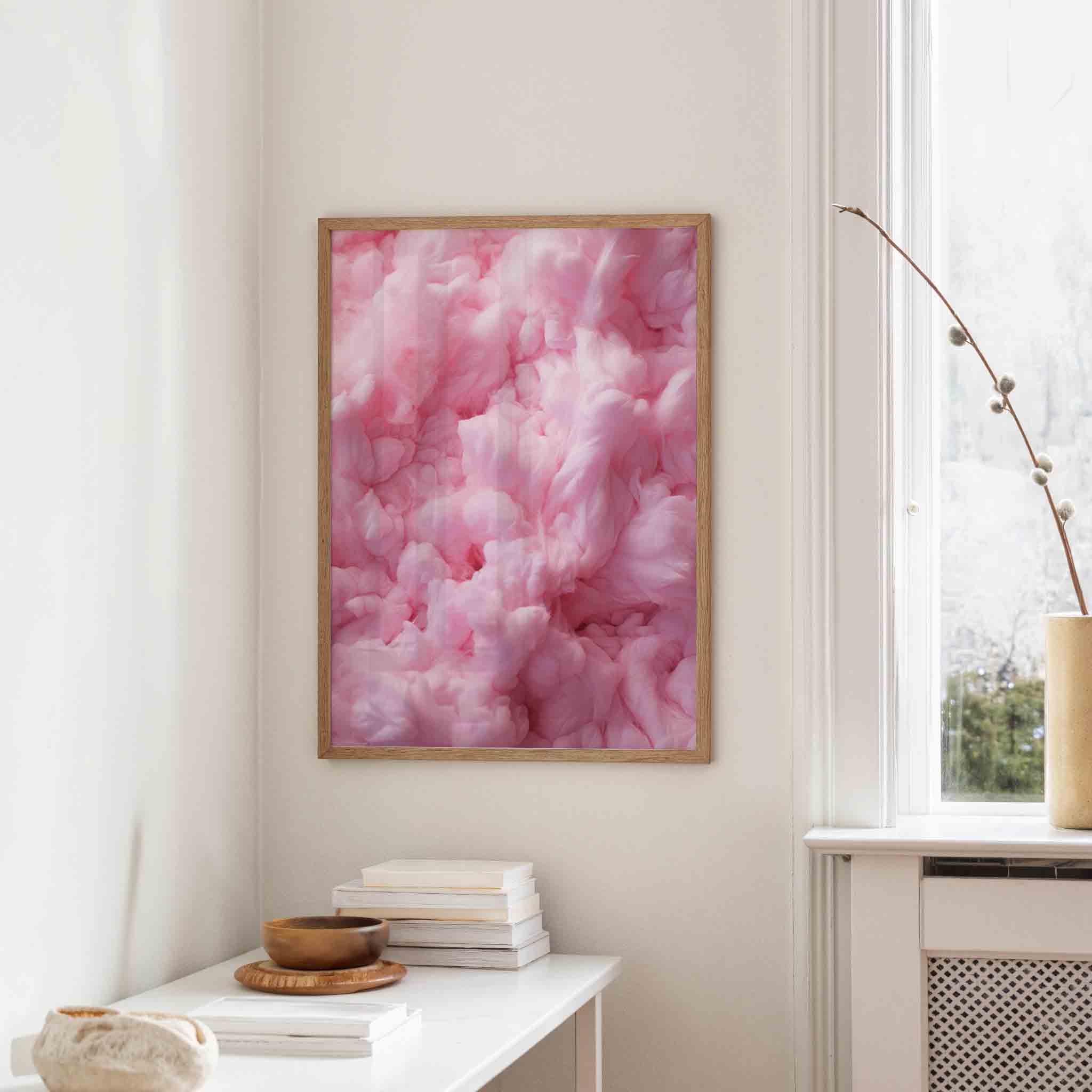 Roze wolken Poster