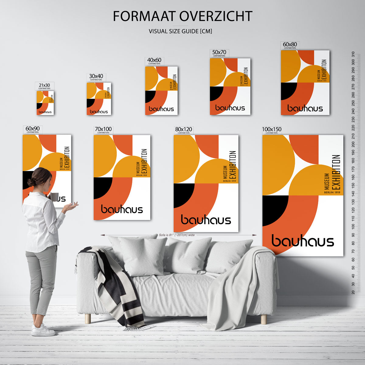 Vormen en vlakkenspel Poster