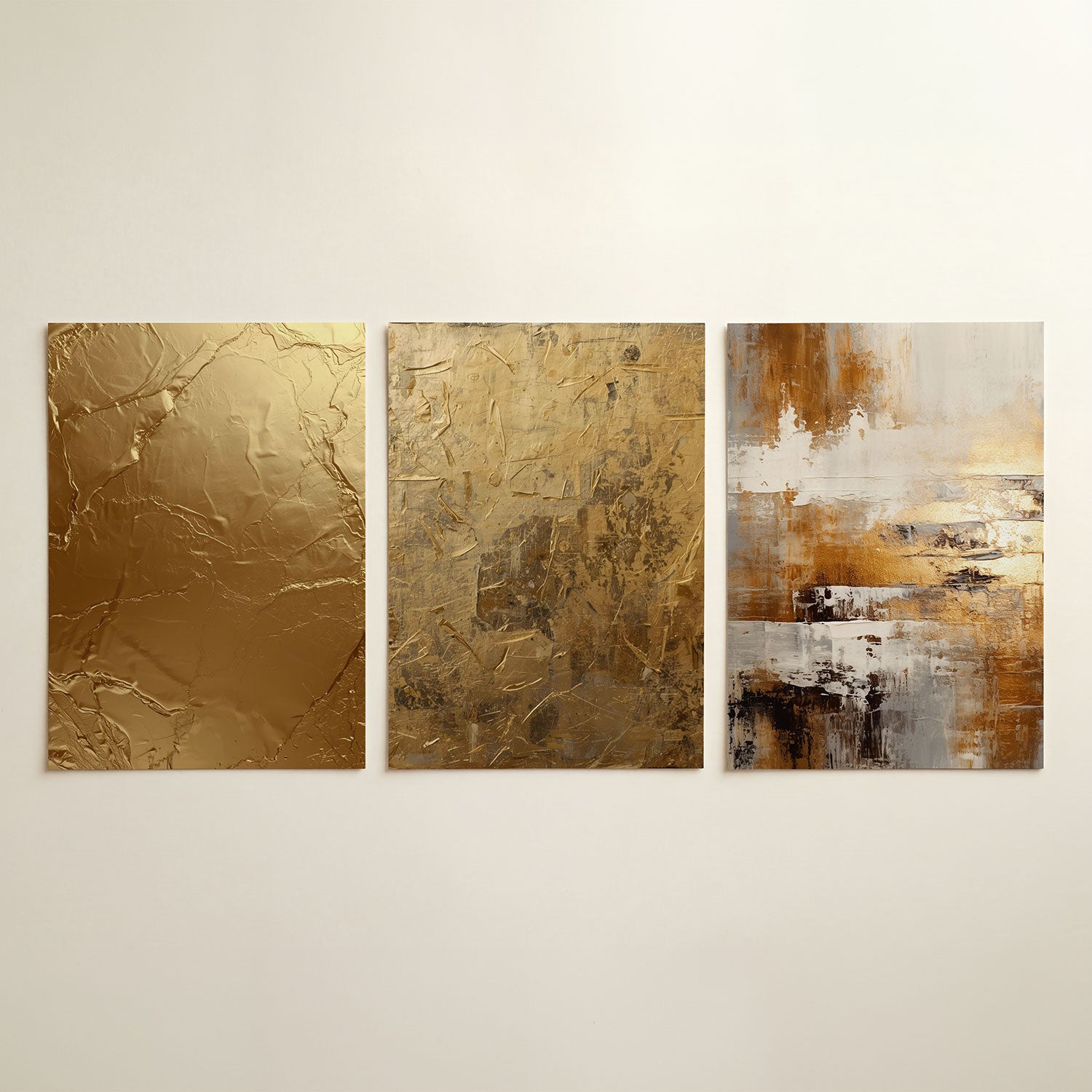Gouden textuur Posterset