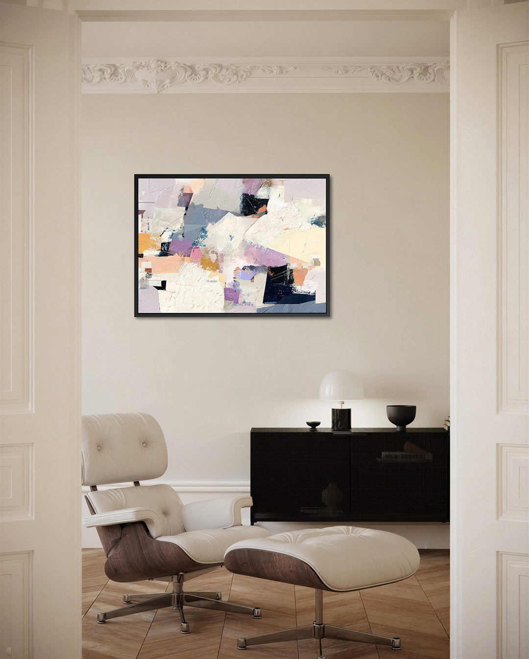 Dynamische vormen Kunstwerk