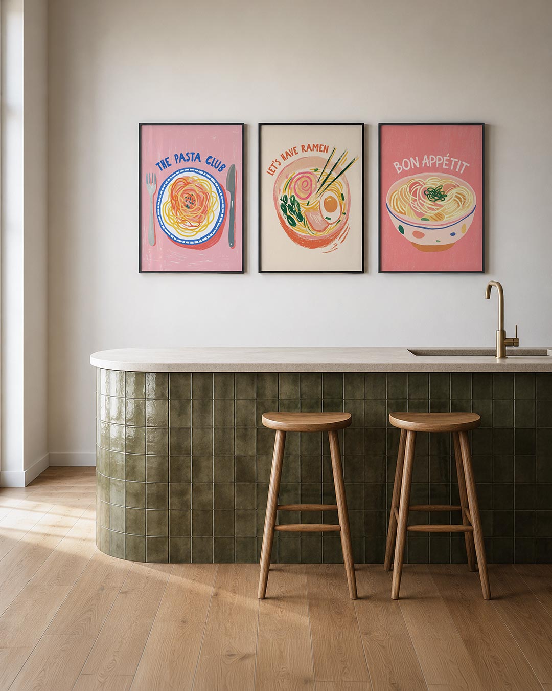 Eetlustige kleurenspel Posterset
