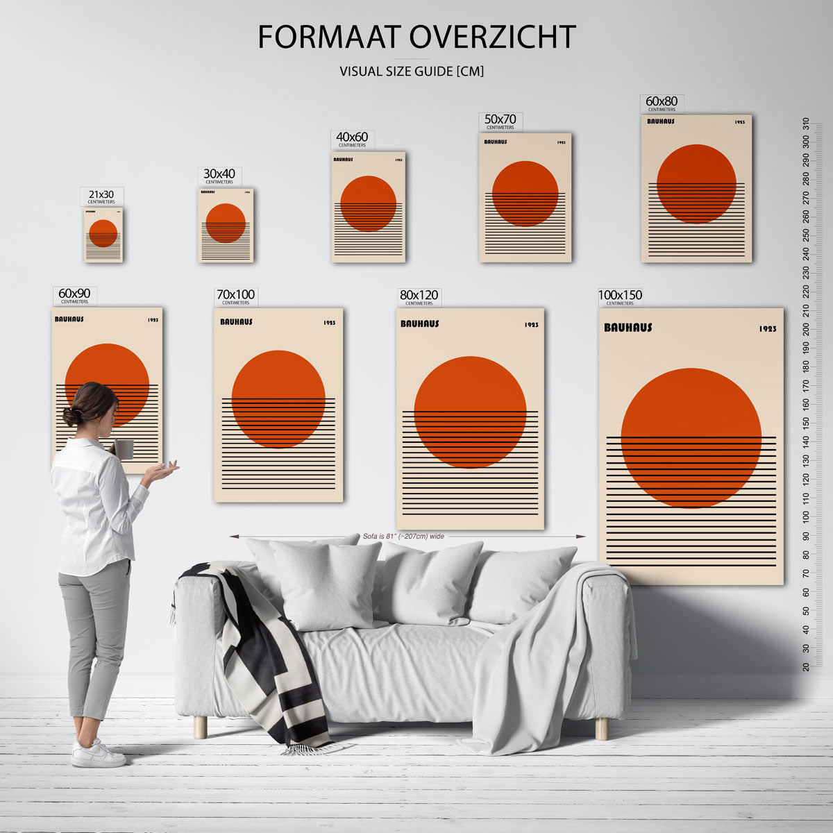 Vorm en lijnen Poster