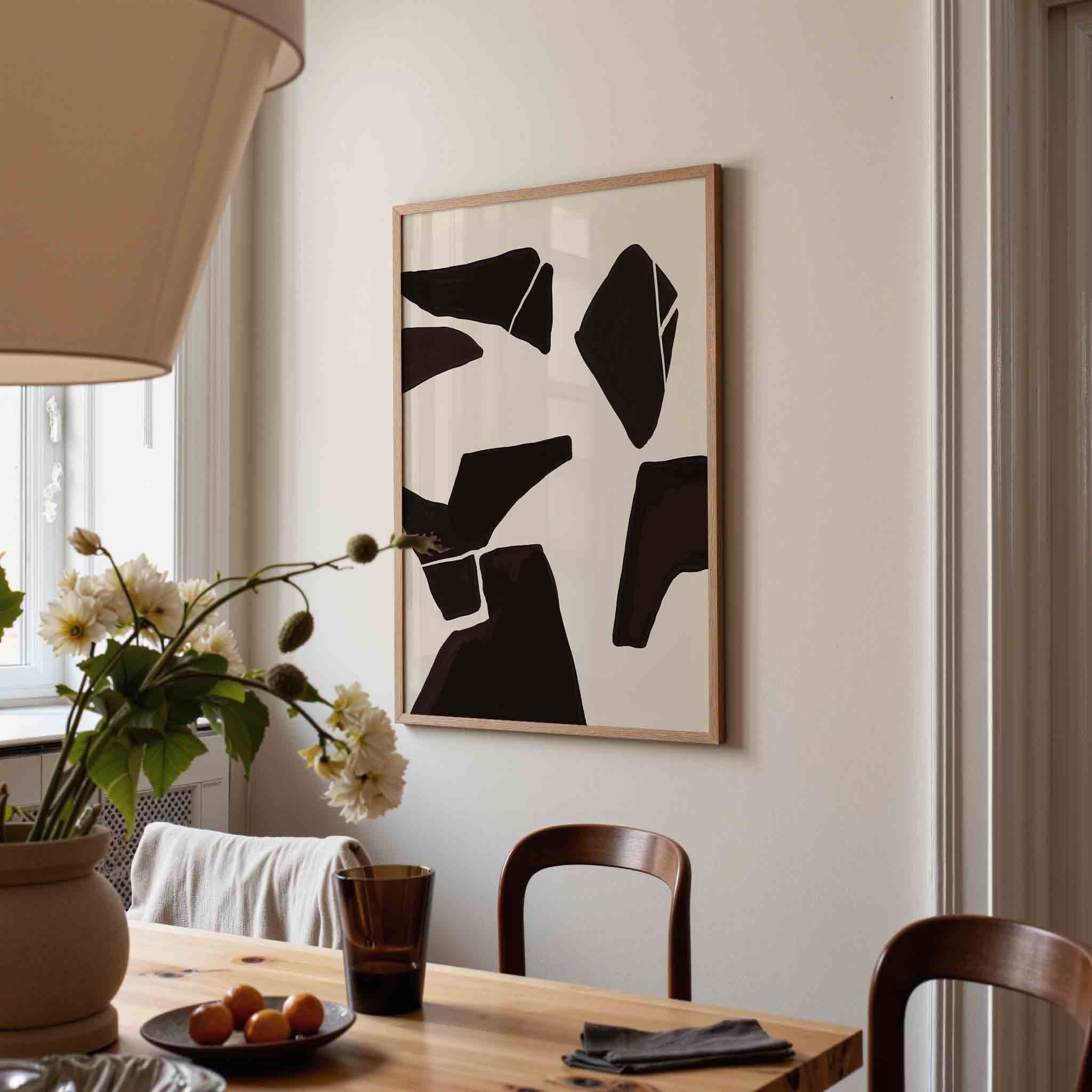 Abstracte vormen Poster