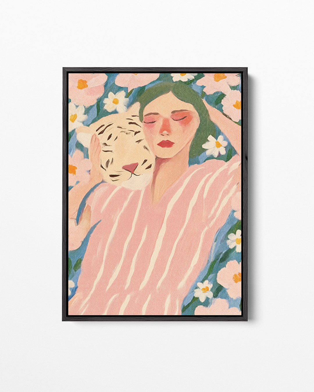Dromerige omhelzing Kunstwerk