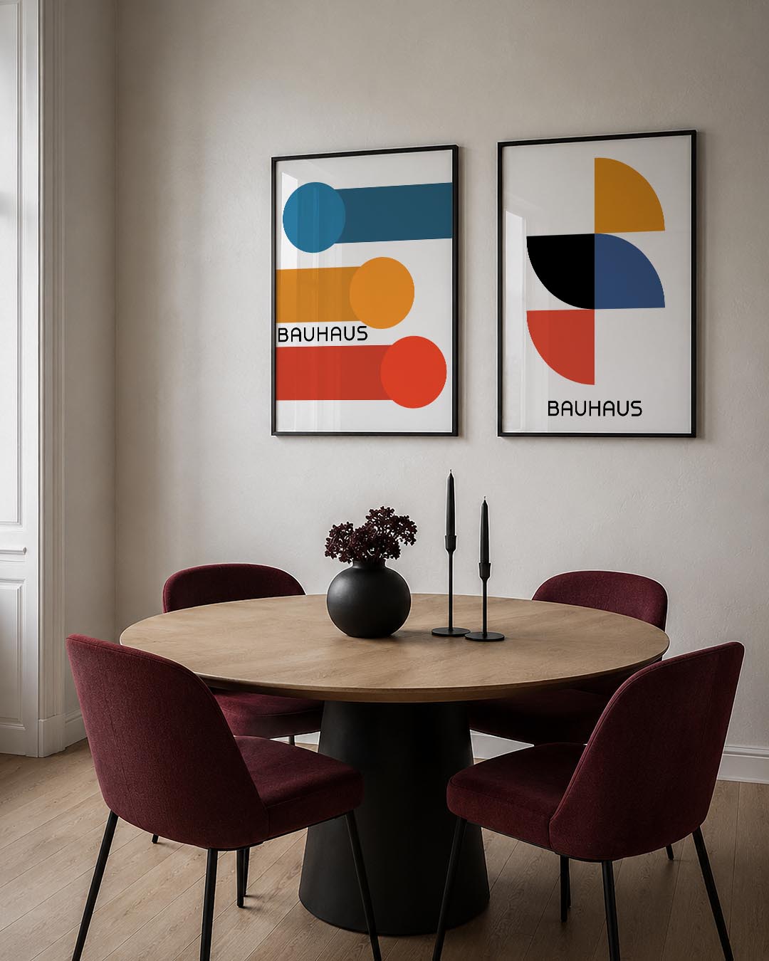 Kleur en cirkelspel Posterset