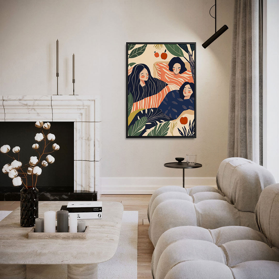 Dromerige figuren Kunstwerk