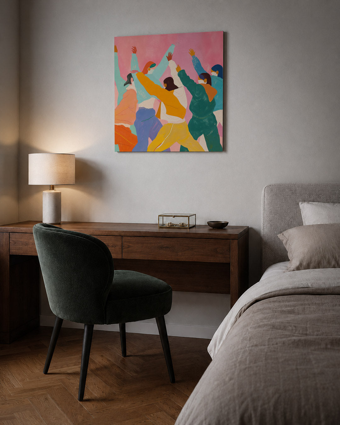 Dynamische figuren Kunstwerk