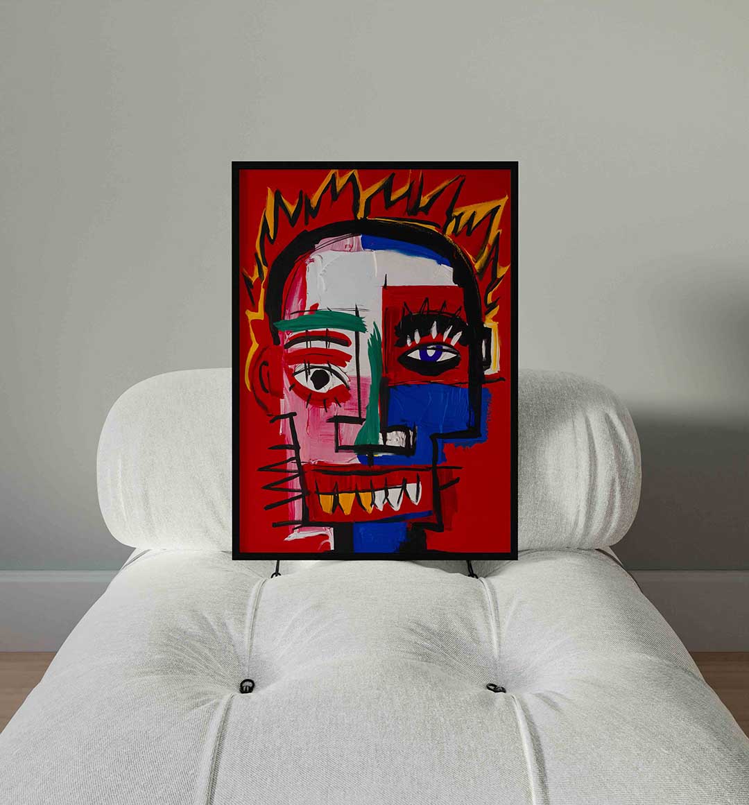 Expressief gezicht Poster