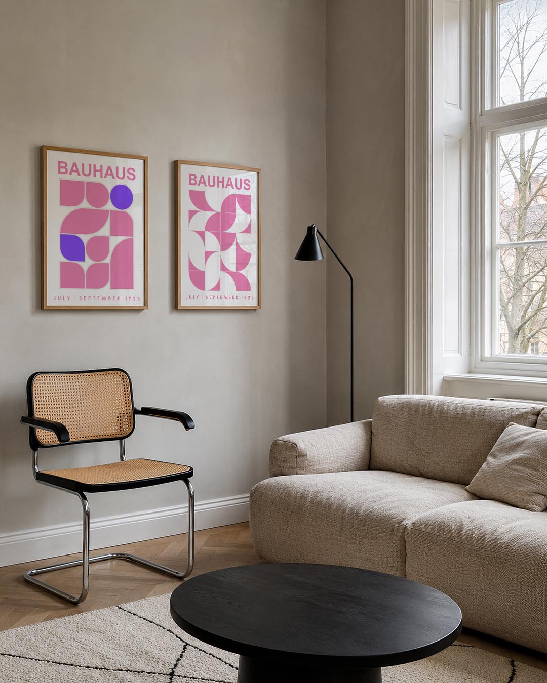 Vormenspel en kleur Posterset