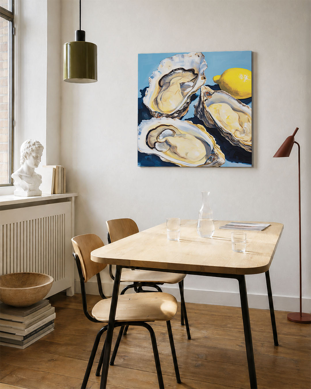 Oesters en citroen Kunstwerk