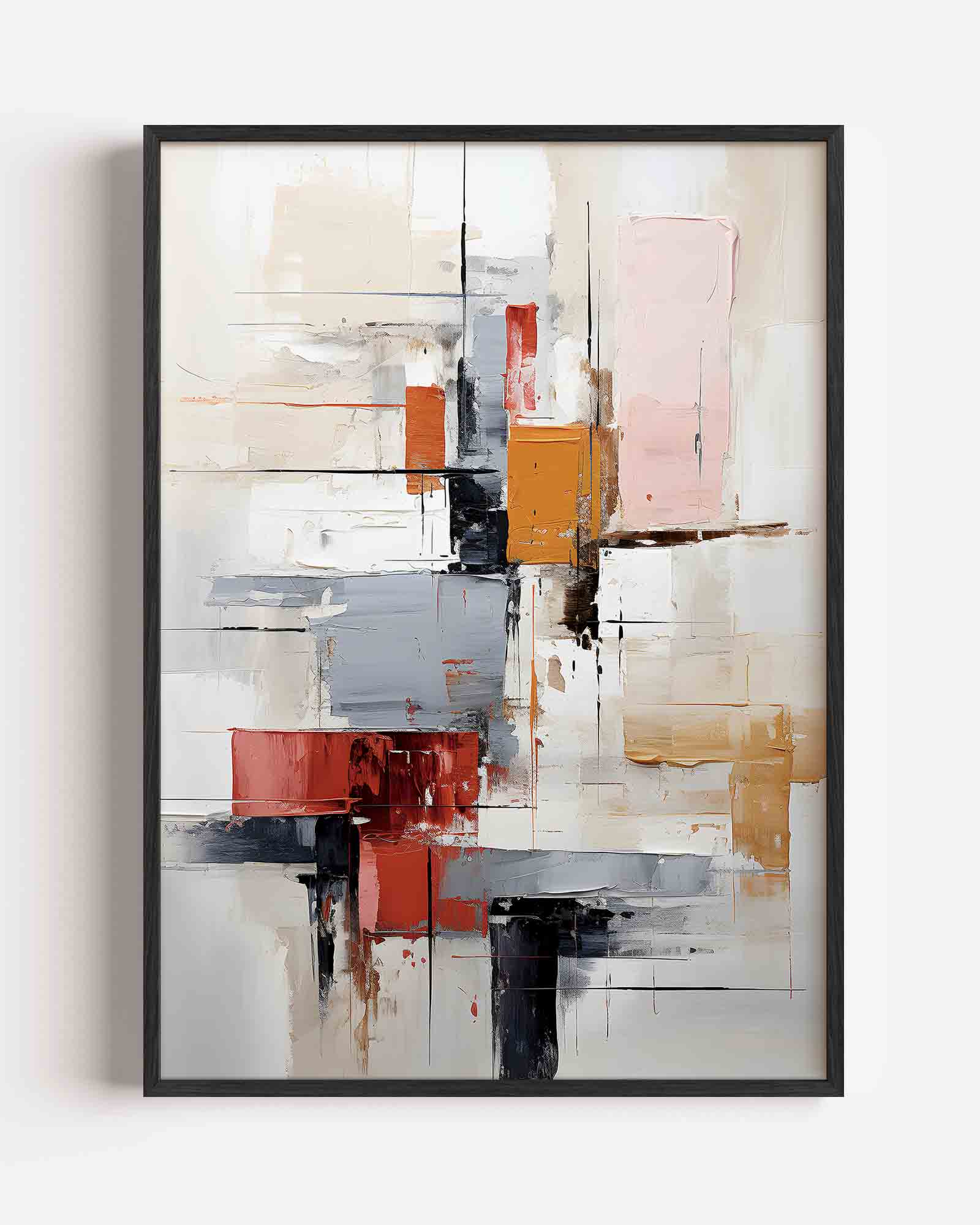 Abstracte vormen Poster