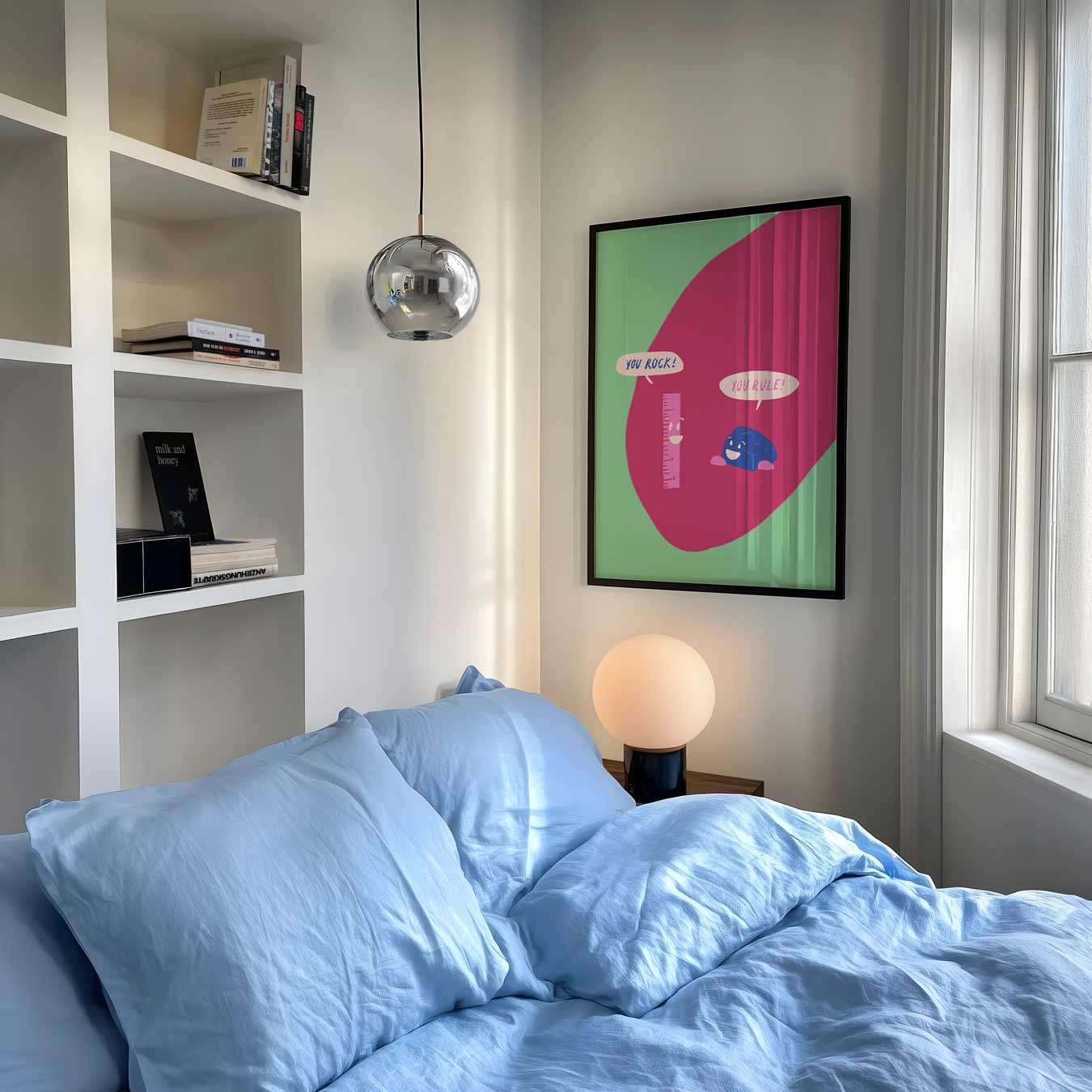 Vrolijke Complimentenposter-WallArtistic