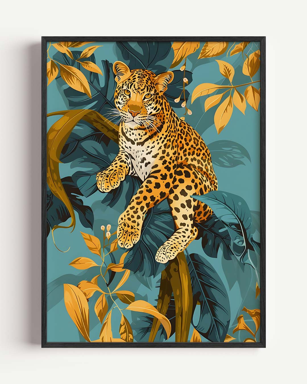 Tropische Luipaard Poster-WallArtistic