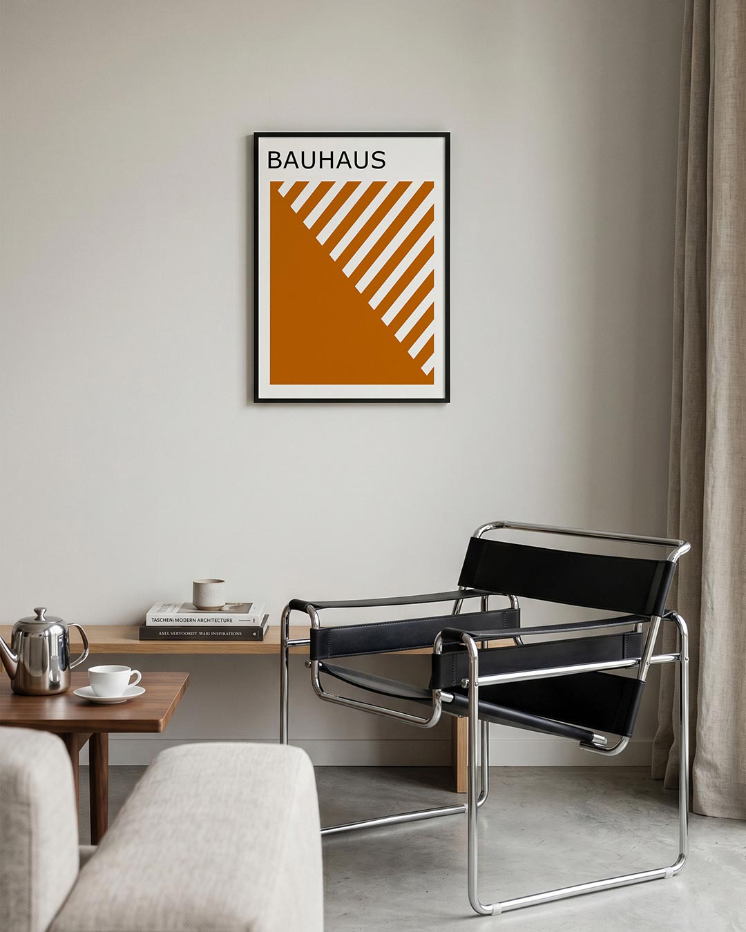 Lijnenspel en vlakverdeling Poster