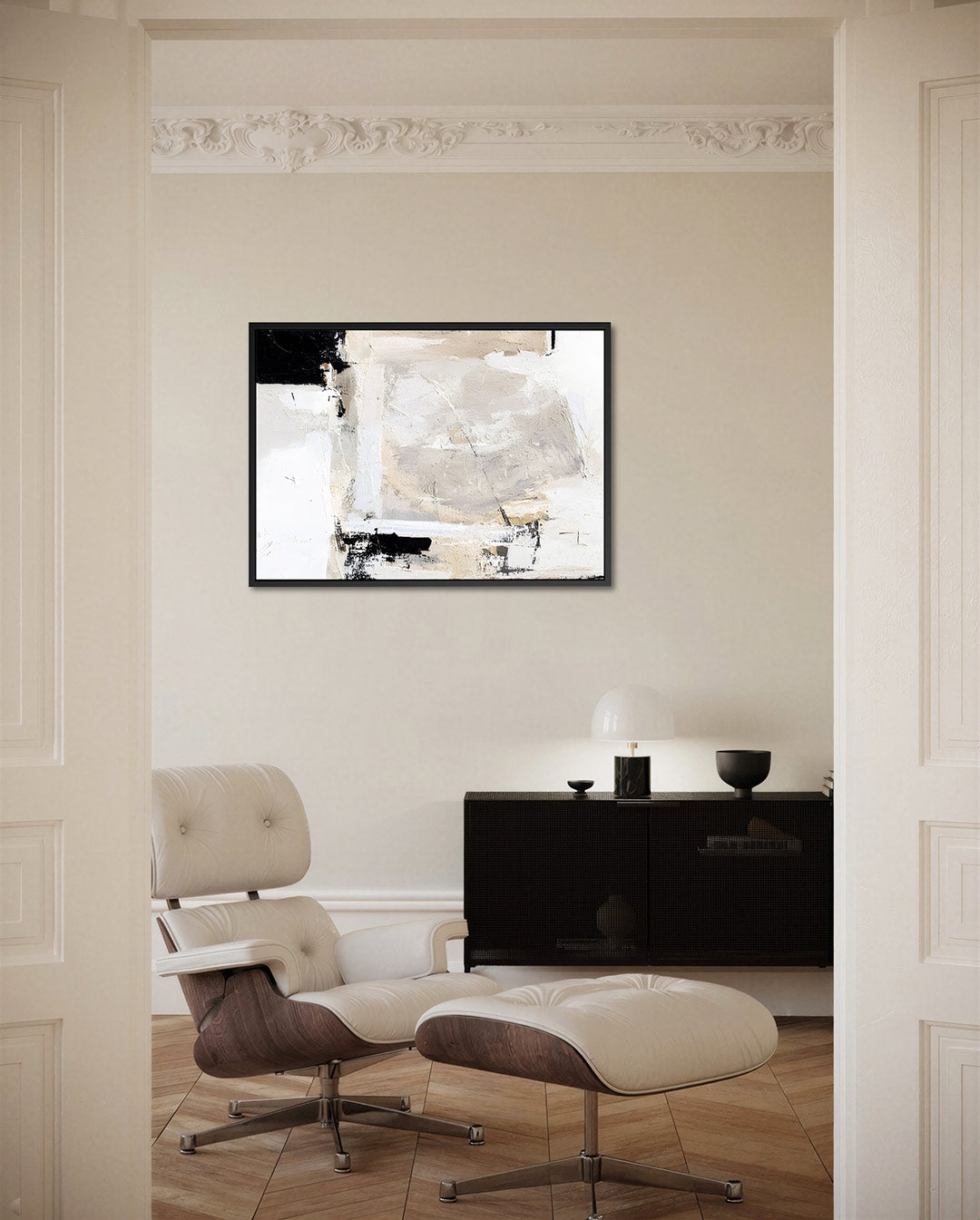 Neutrale compositie Kunstwerk