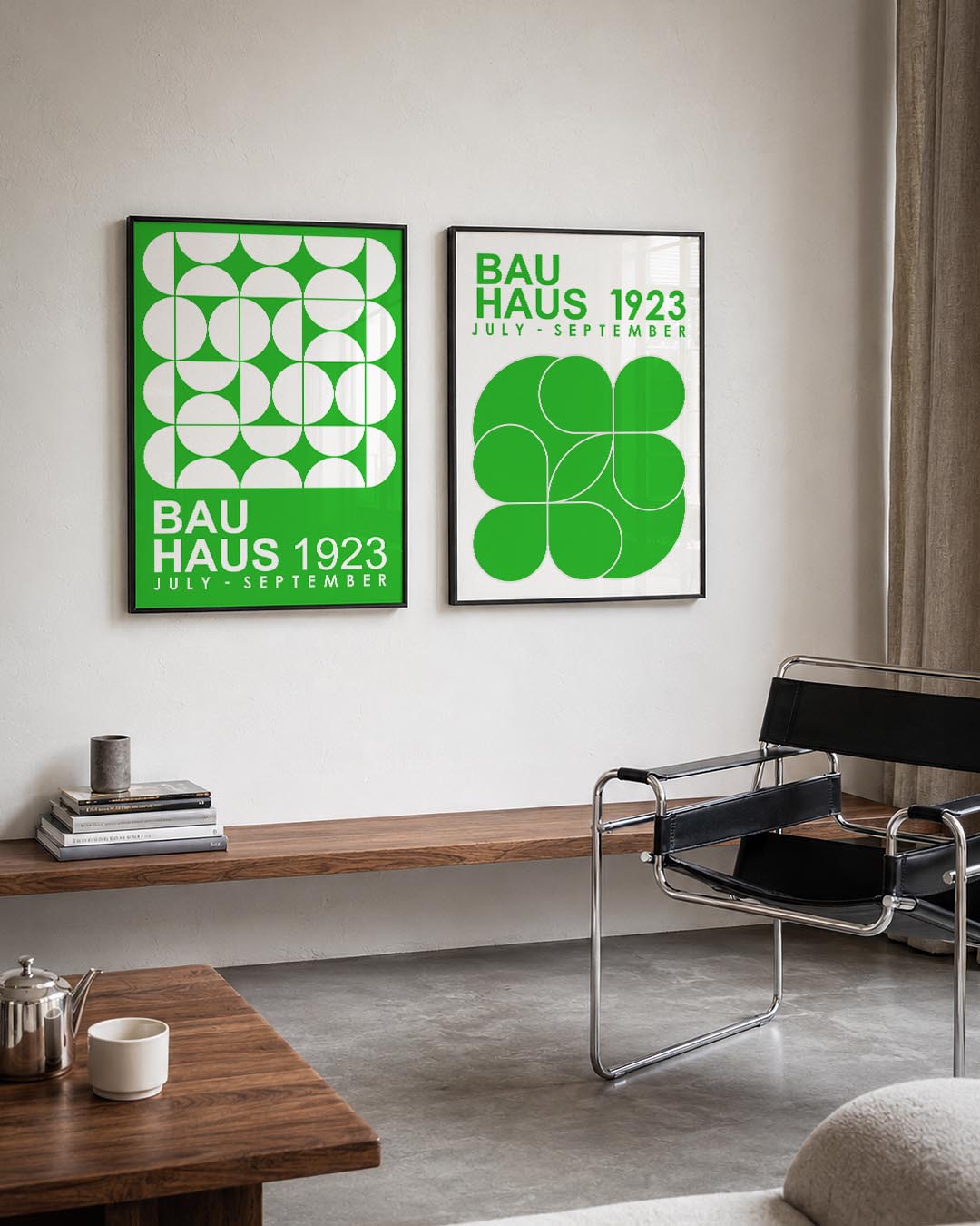 Cirkelpatroon en tekst Posterset