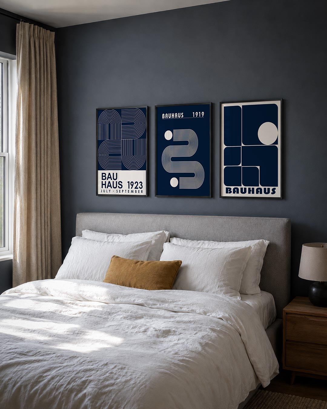 Lijnen en vlakkenspel Posterset