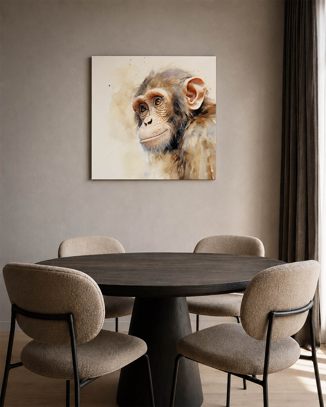 Dromerige aap Kunstwerk