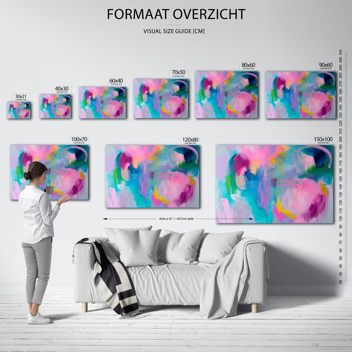 Abstracte vormen Poster