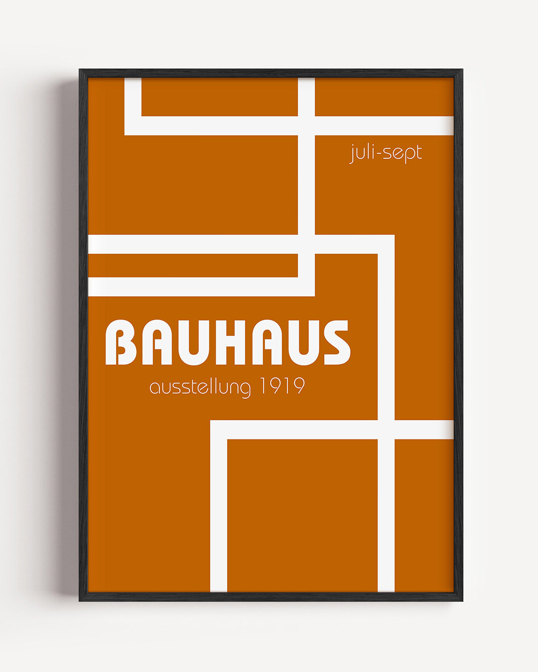 Lijnen en kleurvlakken Poster