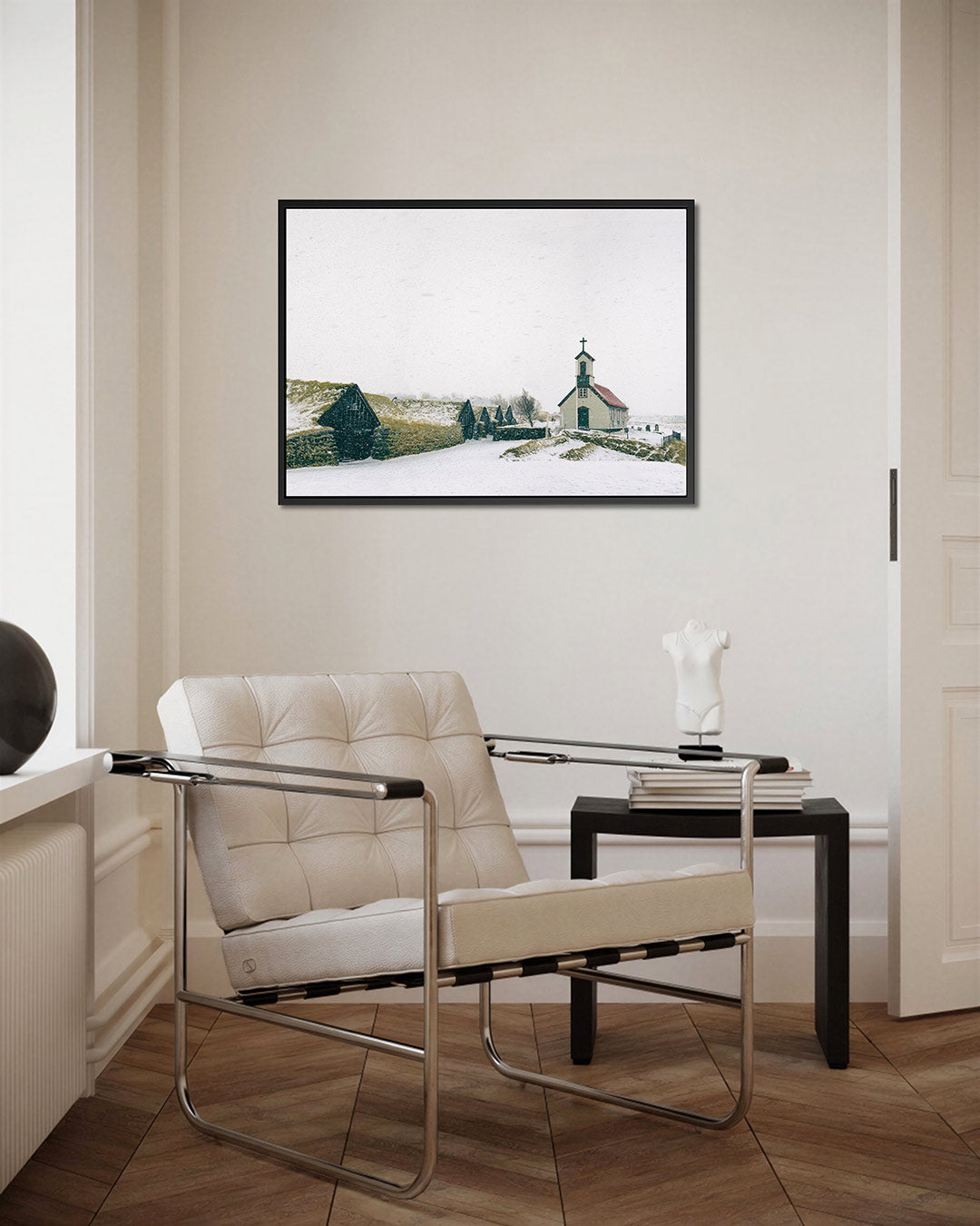 Winterse kapel Kunstwerk
