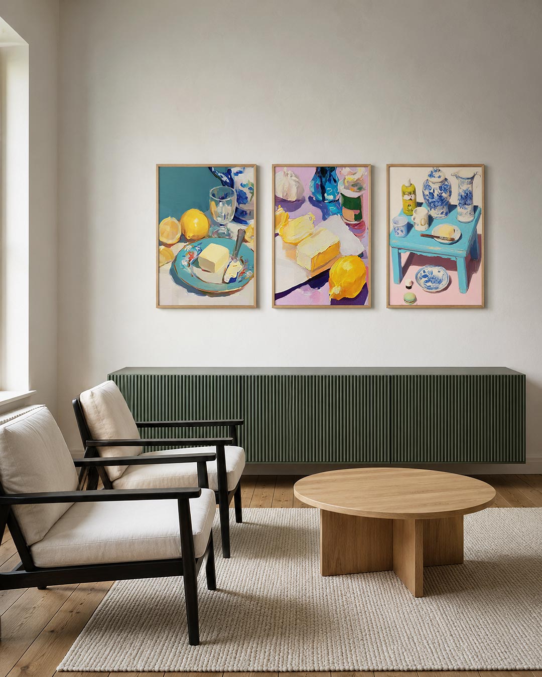Kleurrijk ontbijt Posterset