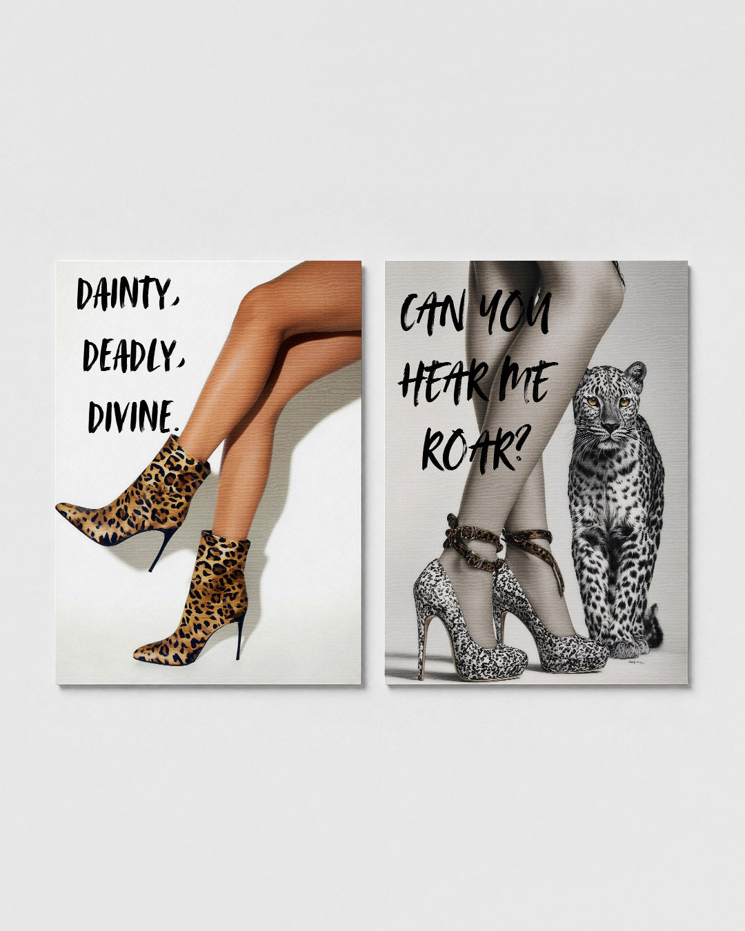 Vorm en contrast Posterset