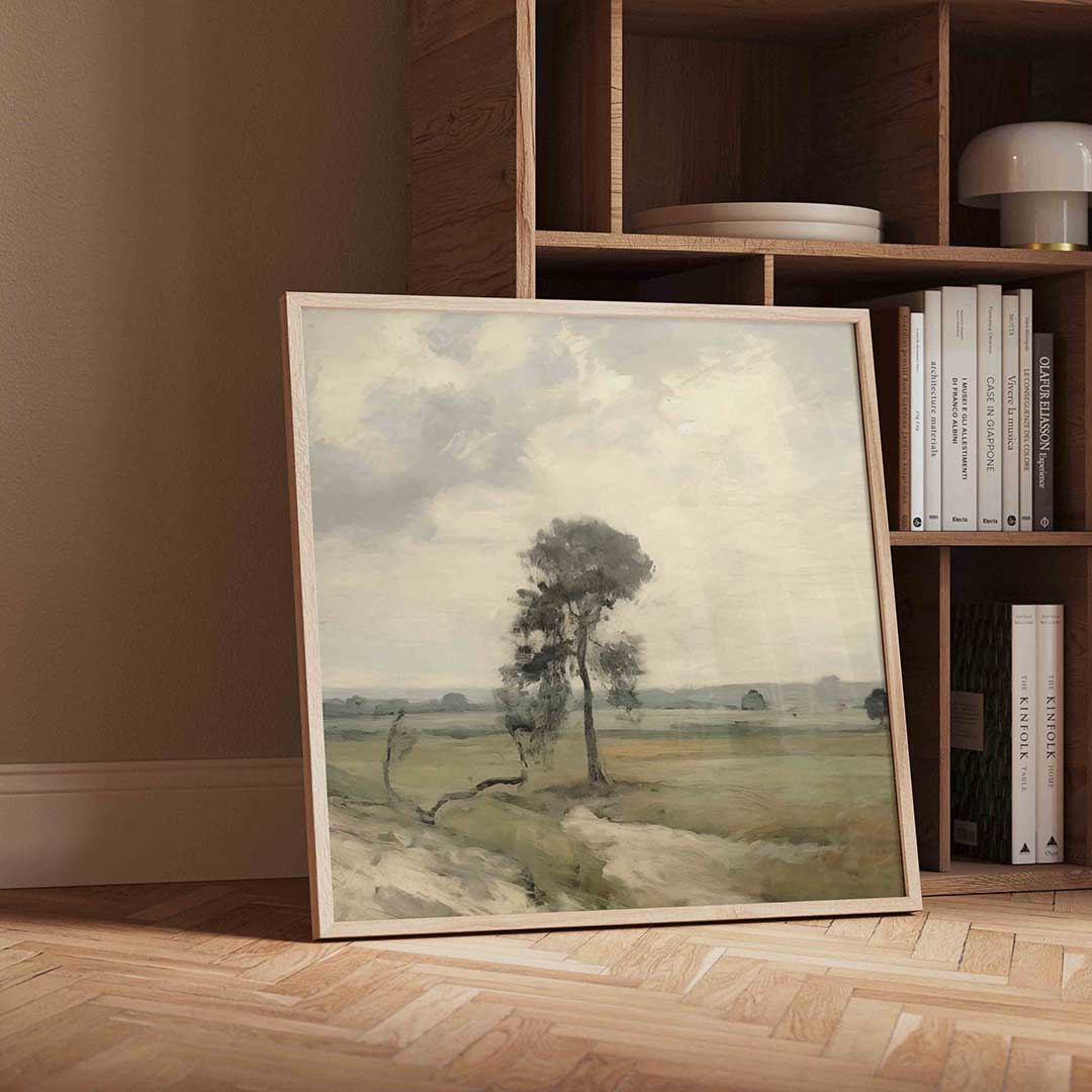 Landschap met boom Poster