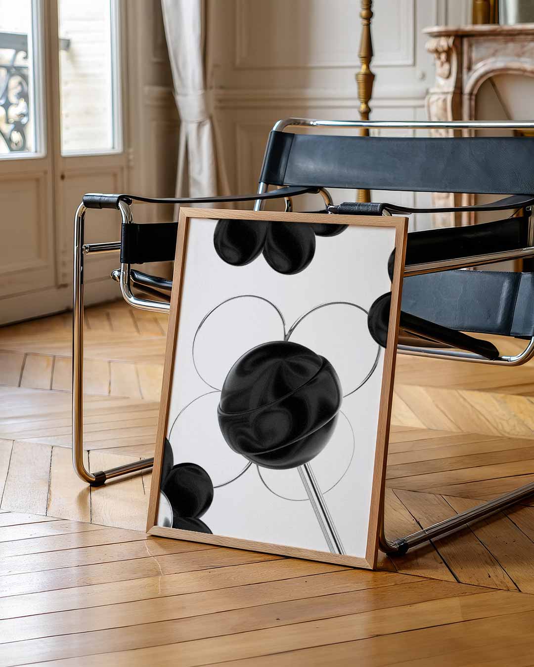 Modern Minimalistische Bloemenposter-WallArtistic