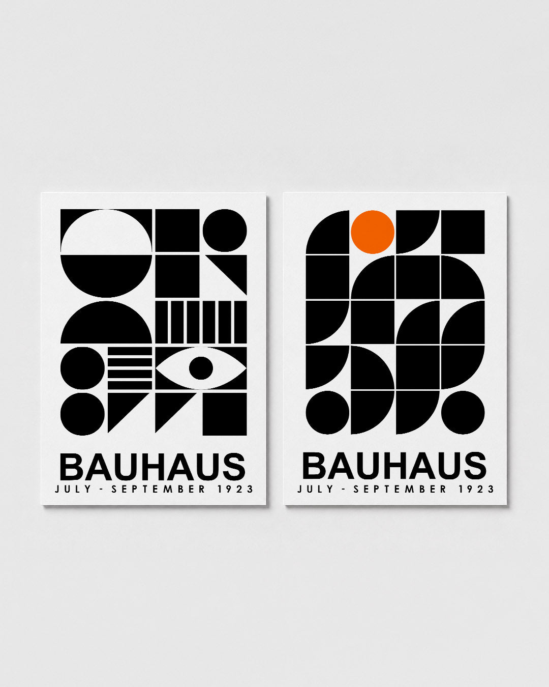 Vormen en vlakken Posterset