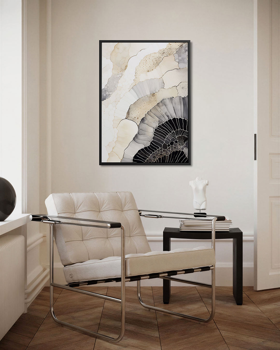 Organische lijnen Kunstwerk