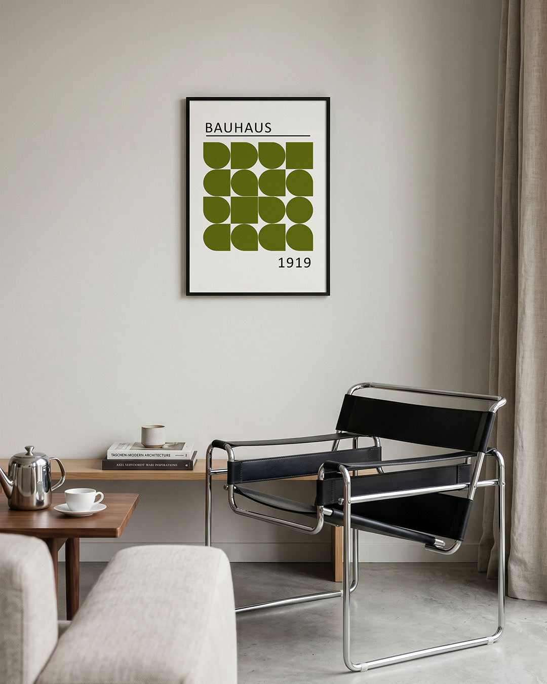 Vormritme en lijnenspel Poster