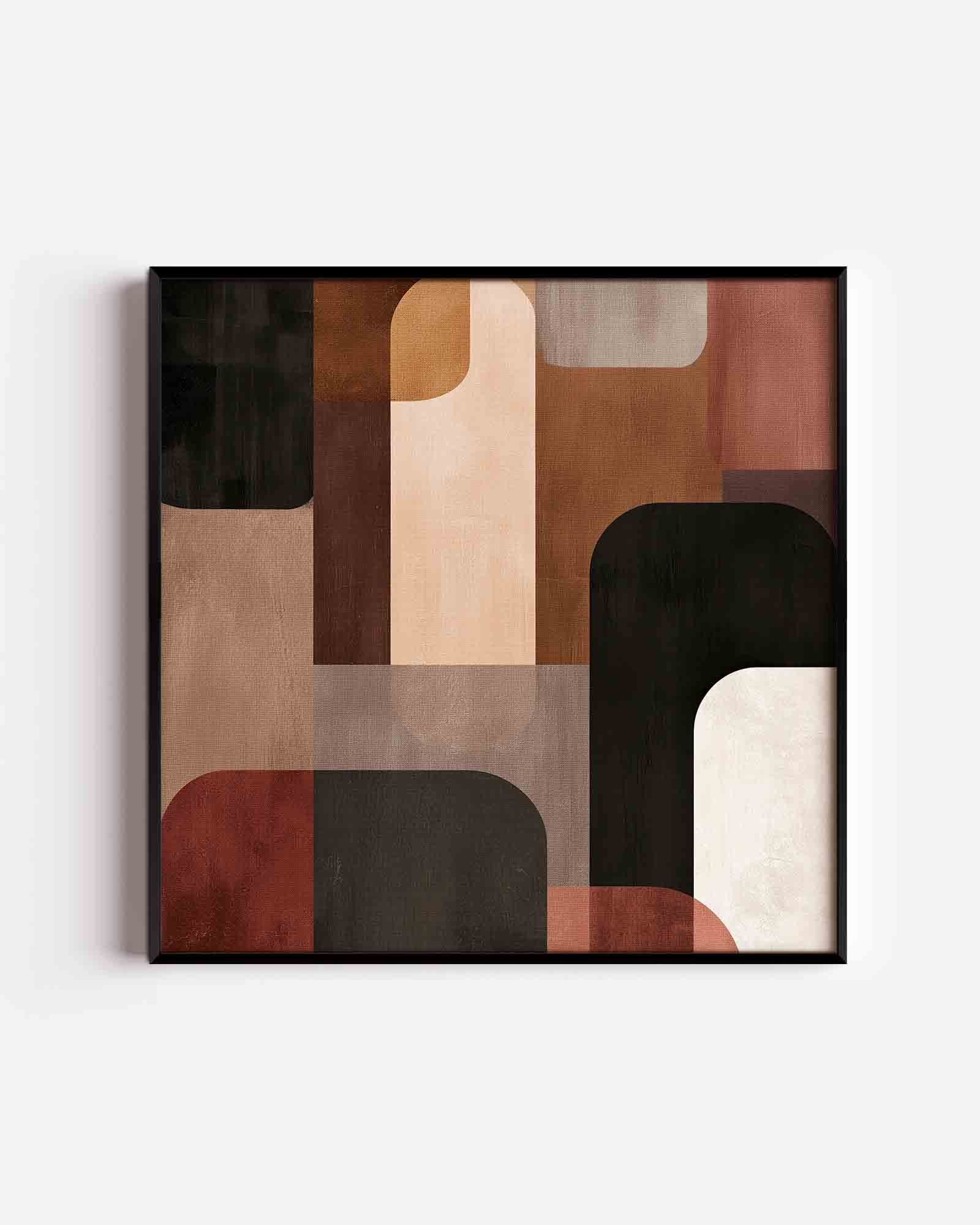 Abstracte vormen Poster