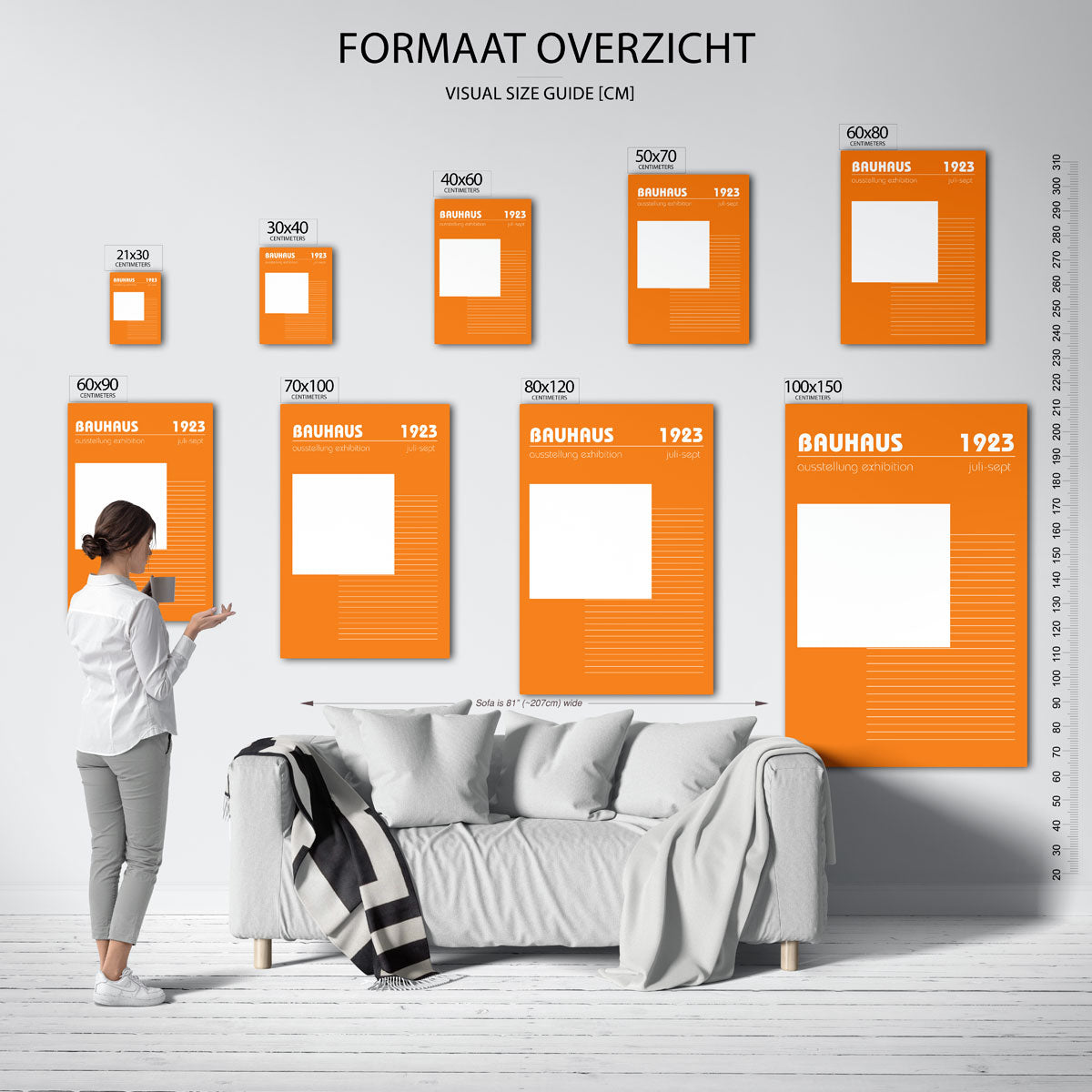 Vorm en lijnen Poster