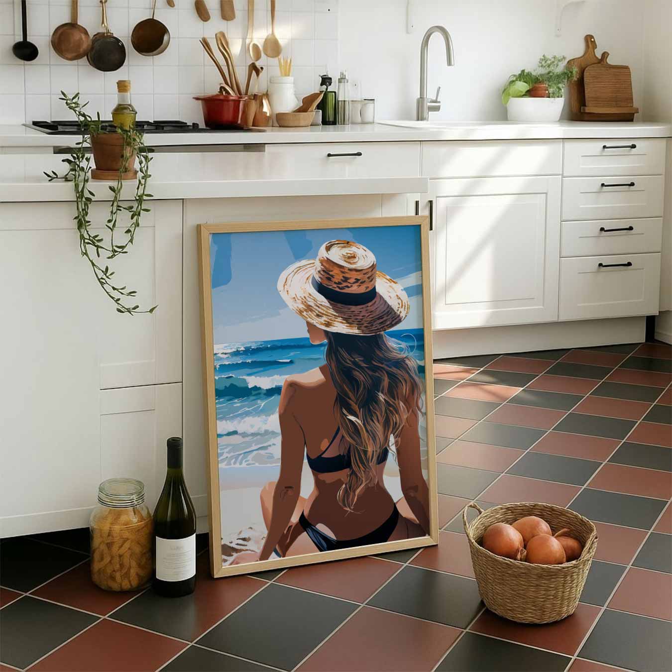 Stranddromen Zomerposter-WallArtistic