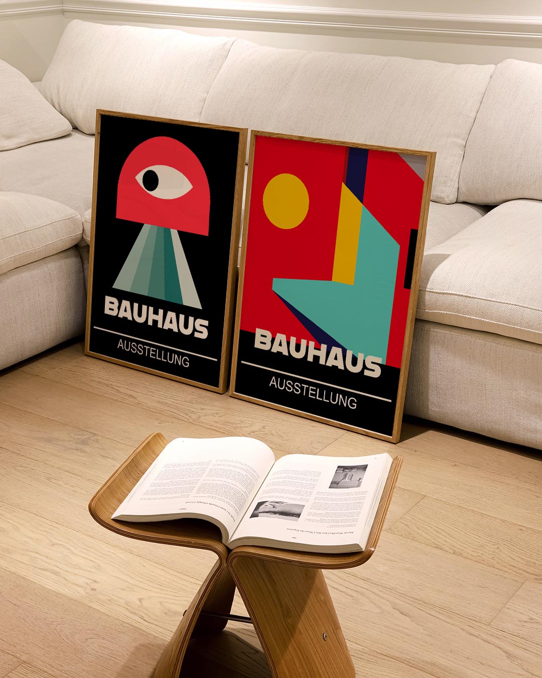 Kleur en lijnenspel Posterset