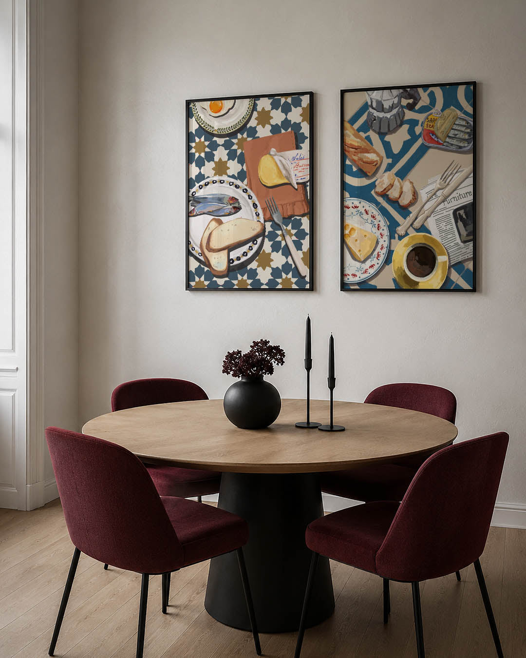 Eettafel harmonie Posterset