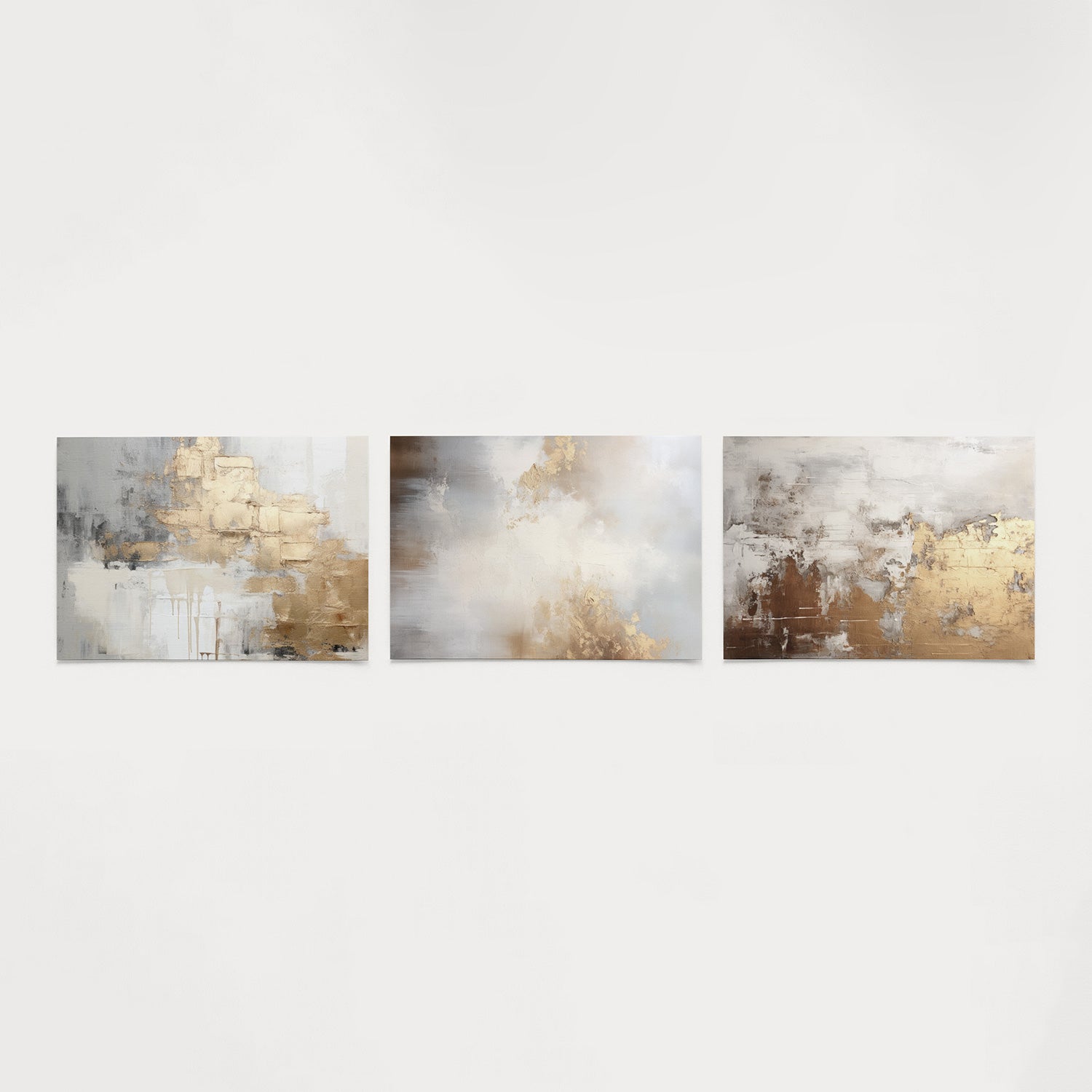 Gouden textuur Posterset