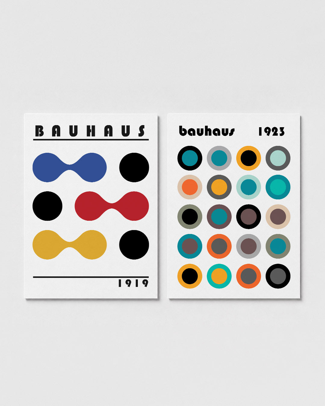 Kleur en vormenspel Posterset