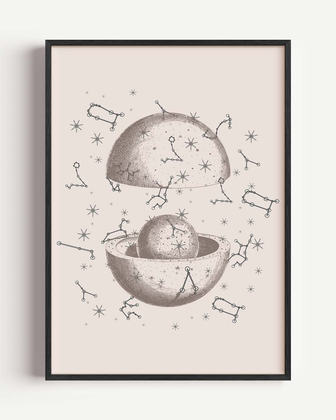 Hemelse Hemisferen Poster-WallArtistic