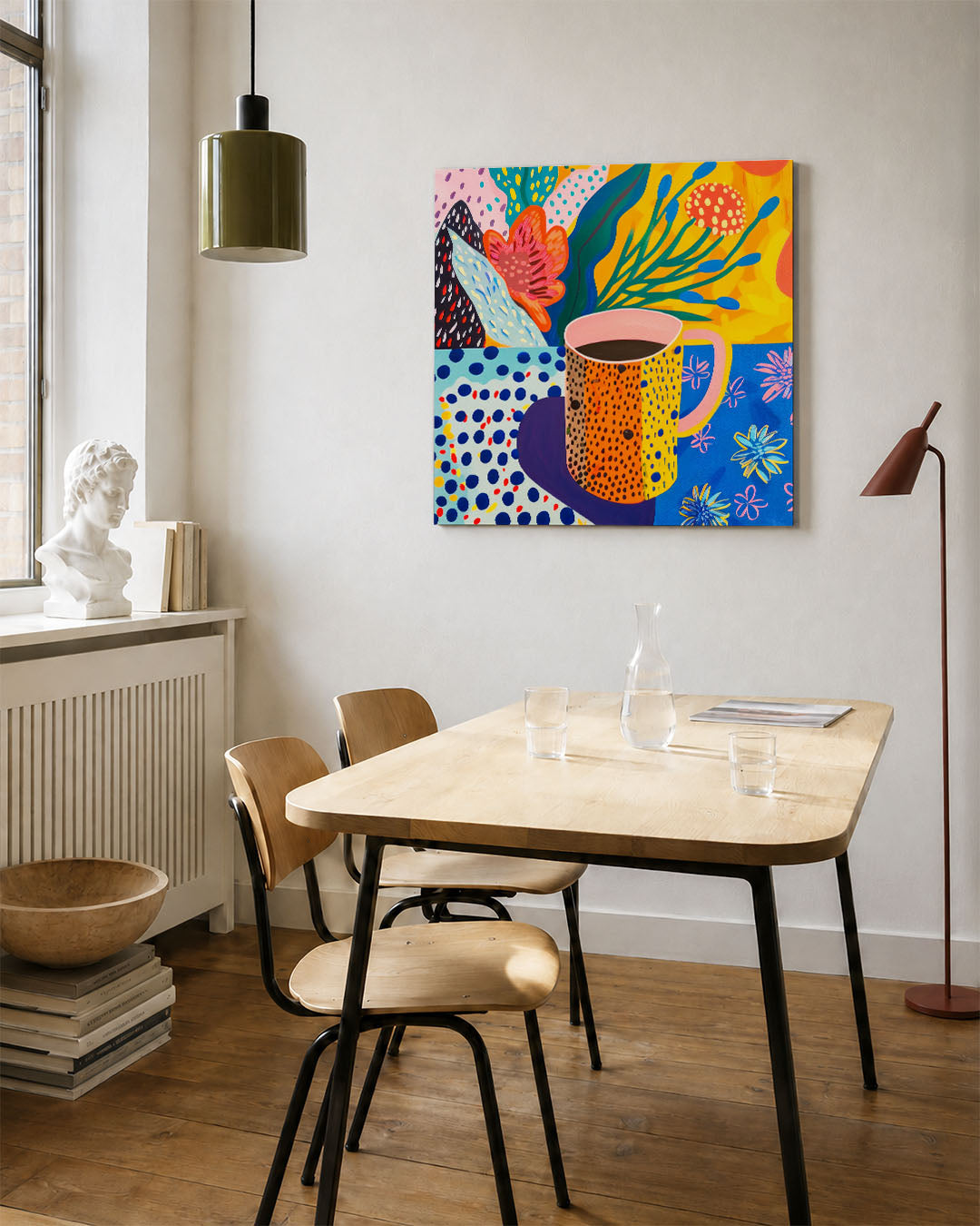 Kleurrijke patronen Kunstwerk